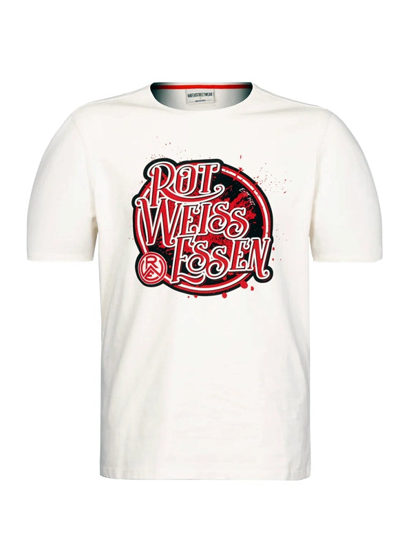 T-Shirt "Retro" weiss-creme