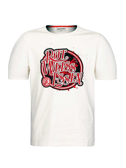 T-Shirt "Retro" weiss-creme