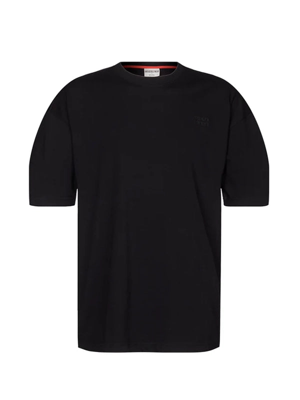 T-Shirt Oversize "Spieltag" schwarz