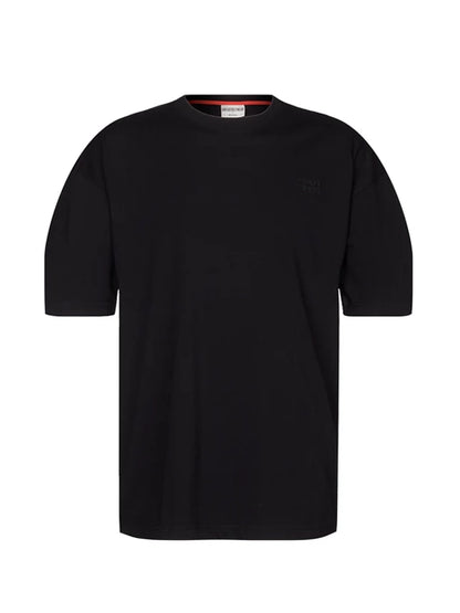 T-Shirt Oversize "Spieltag" schwarz