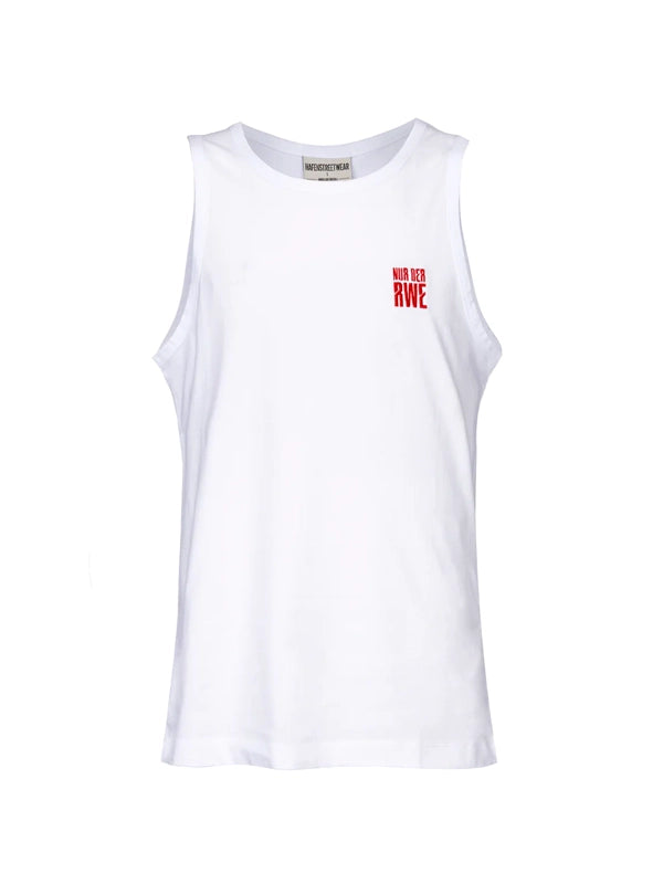 Tanktop "NUR DER RWE" weiss