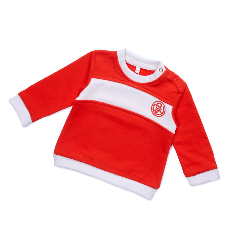 Baby Sweatshirt I "NUR DER RWE" red