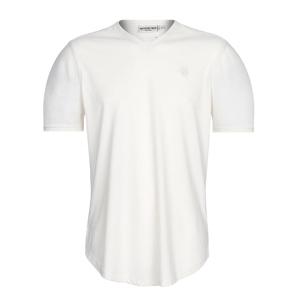 Kerle T-Shirt Long IV "Heimspielmacher" white-cream