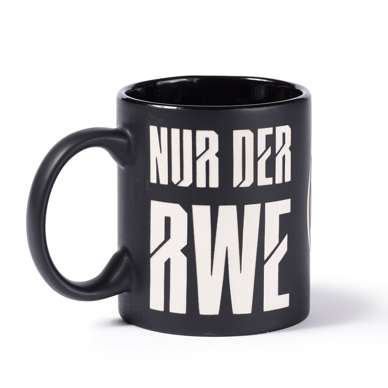 Tasse "NUR DER RWE" schwarz