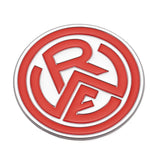 Aufkleber Logo Chrom rot
